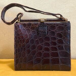 Vintage Elizabeth Arden Genuine Alligator Bag rare!!!!